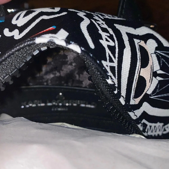 Karl Lagerfeld Maybelle graffiti backpack - Picture 7 of 9